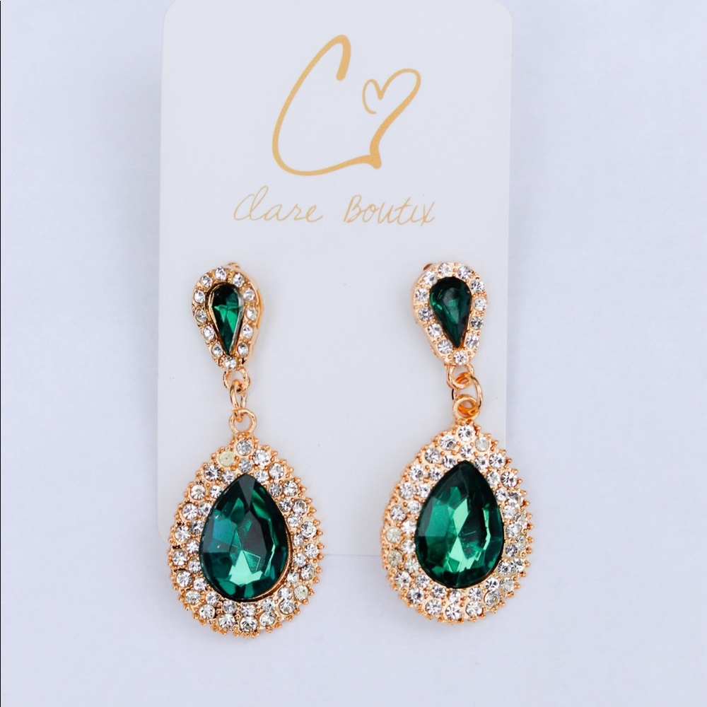 Emerald earrings